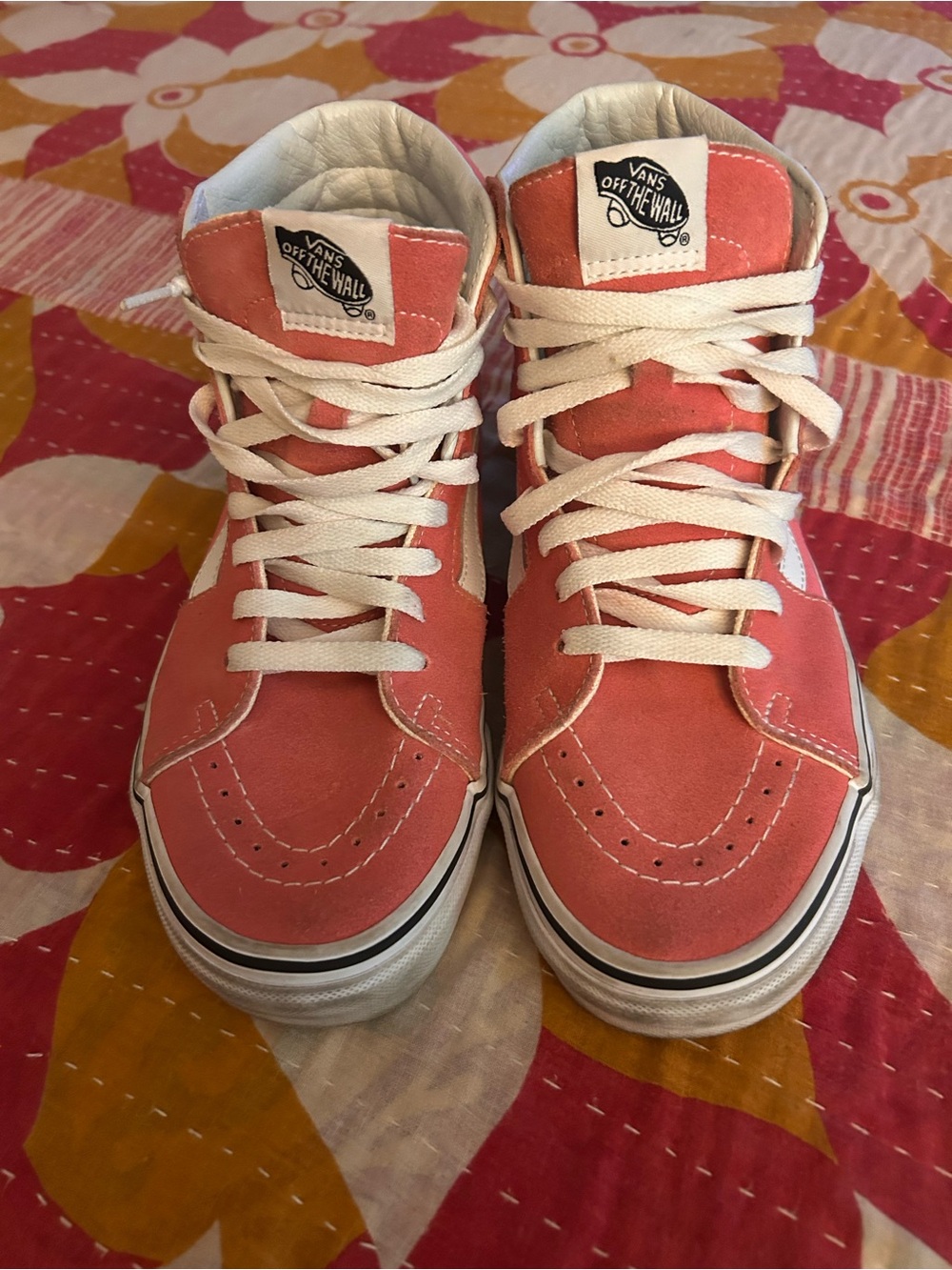Vans Strawberry Pink Sk8-Hi Women’s High-Top Sneakers. Size 8.5